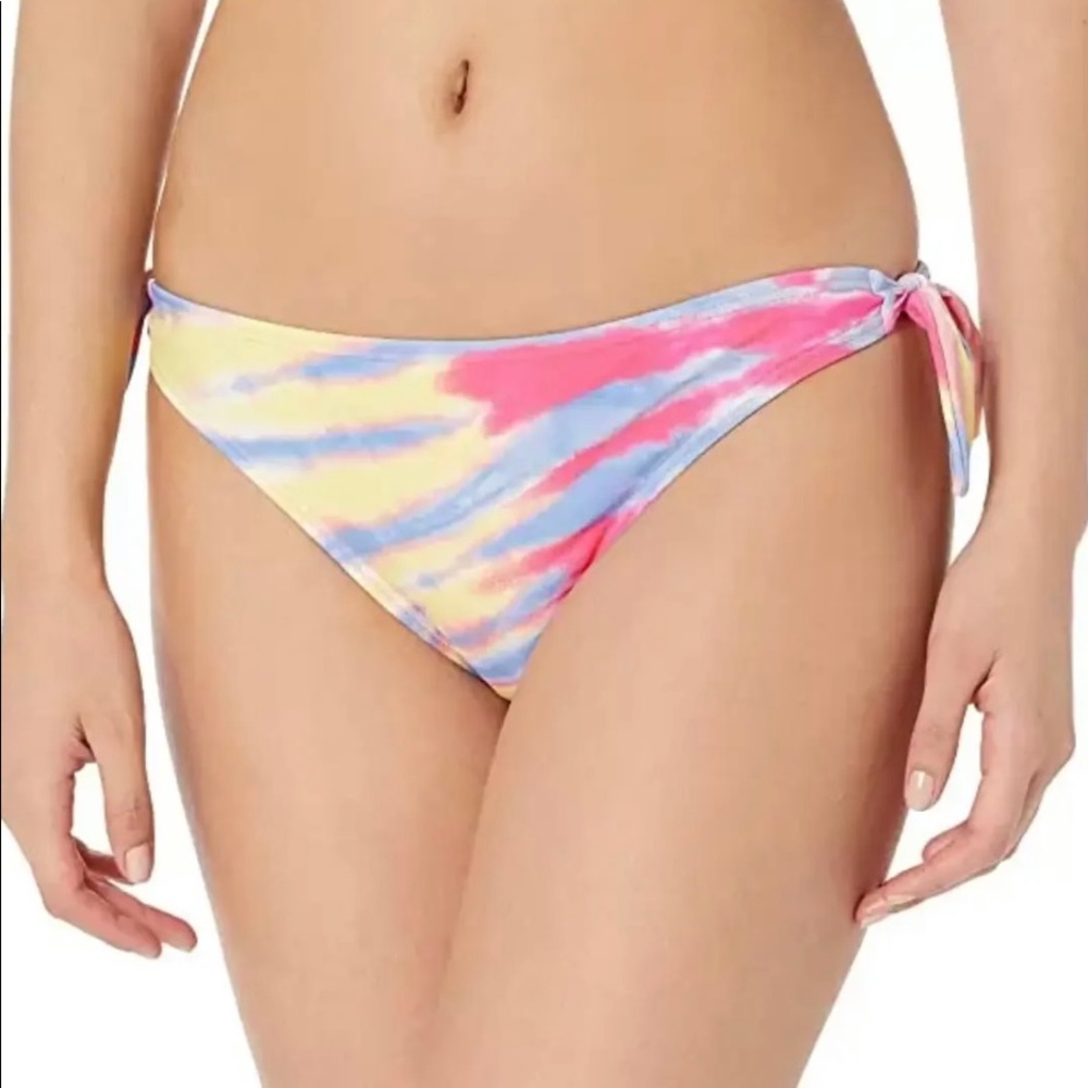 Tommy Hilfiger PINK Tie-Dye Side Tie Hipster Women's Bikini Swim Bottom